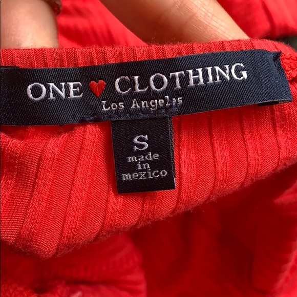 One Clothing Los Angeles Red hot romper 🔥 - Picture 2 of 5